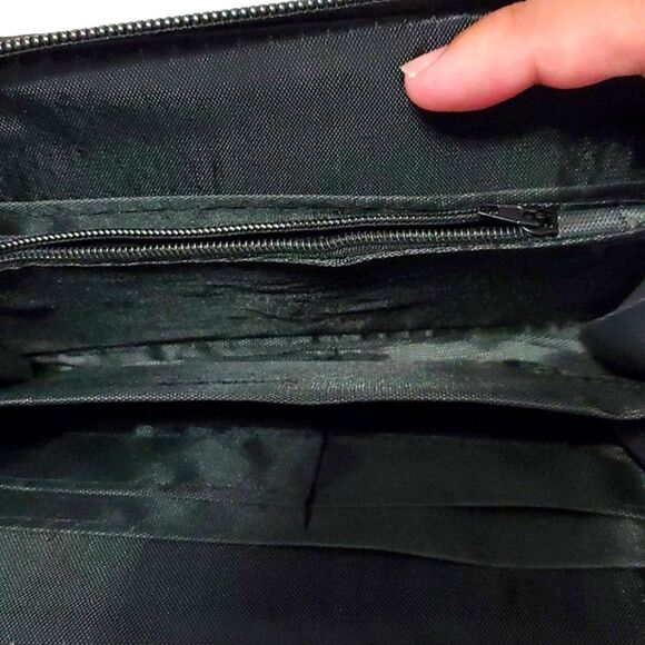 Gorgeous Boho Black Colorful Embroidered Multipocket Wallet - Picture 5 of 8